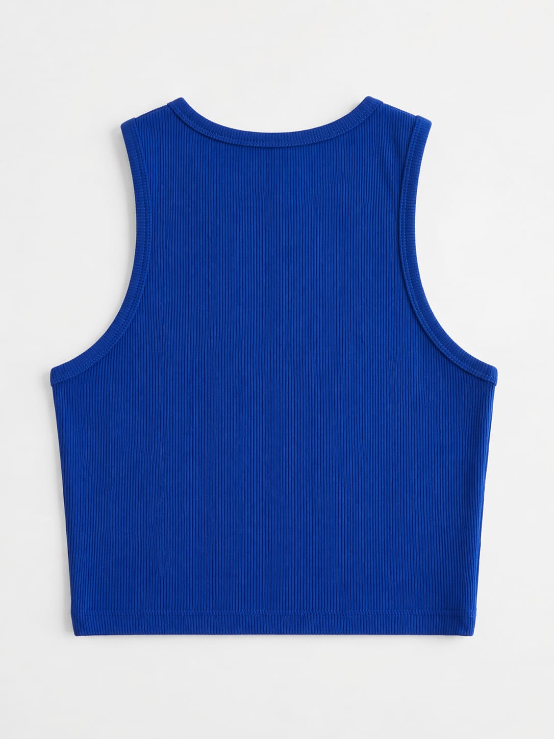 Women’s Ribbed Sleeveless Crop Top