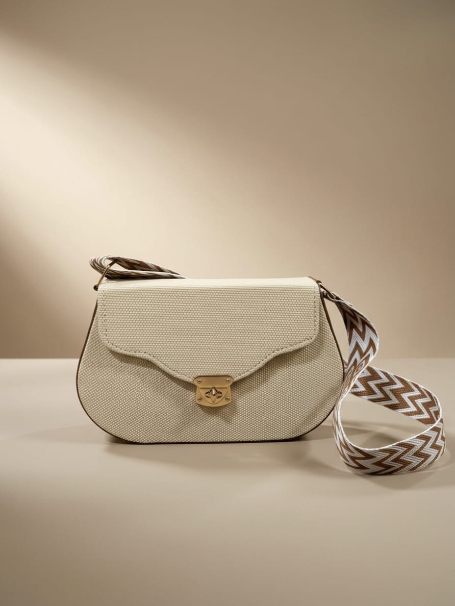 Elegant Textured Sling Bag