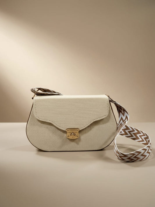 Elegant Textured Sling Bag