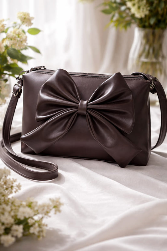 Chic Bow Detail Sling Handbag