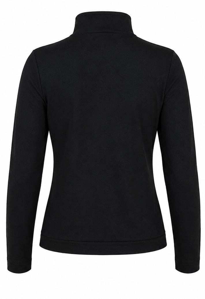 Women’s Black Full-Sleeve Zipper Jacket